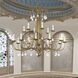 Daphne 18 Light 42 inch Antique Gold Leaf Chandelier Ceiling Light, Extra Large