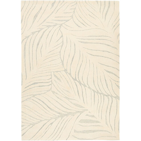 Mitra 90 X 63 inch Light Grey Rug in 5 x 7