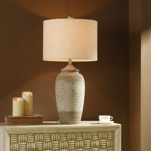 Charlotte 32 inch 150.00 watt Taupe Table Lamp Portable Light