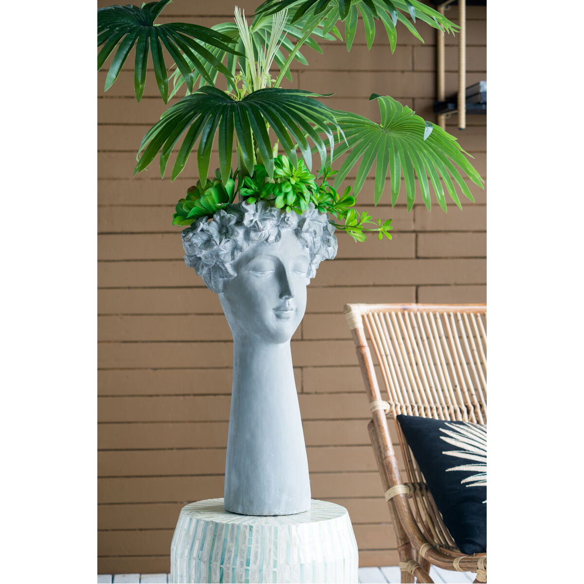 Woman 22.8 X 12.6 inch Vase