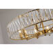 Canada 10 Light 28 inch Gold Chandelier Ceiling Light