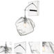 Boulder LED 6 inch Mirrored Stainless Steel Wall Sconce Wall Light