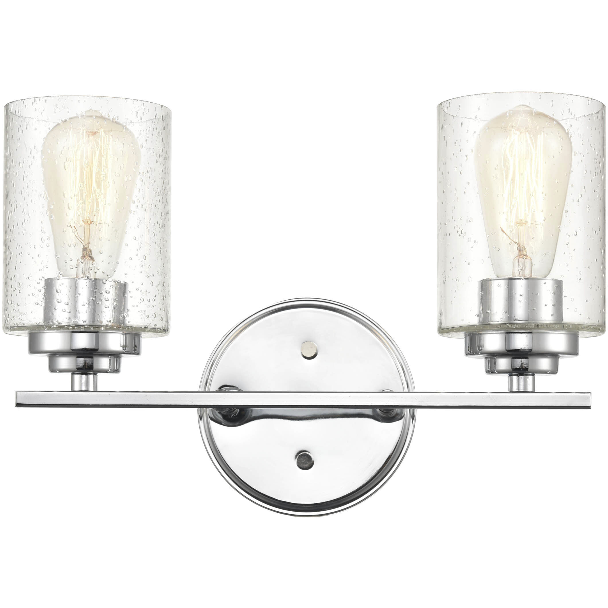 Moven 2 Light 14.25 inch Chrome Bathroom Vanity Light Wall Light