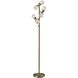 Nina 64.75 inch 3.00 watt Antique Brass Floor Lamp Portable Light
