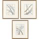 Crossing Paths Blue and Metallic and White Framed Art, The Studio