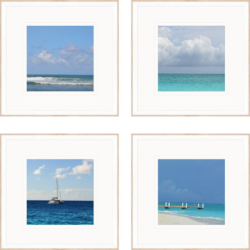 Waterside Collection Blue Framed Art
