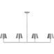 Drew & Jonathan Ender Linear Chandelier Ceiling Light, Large
