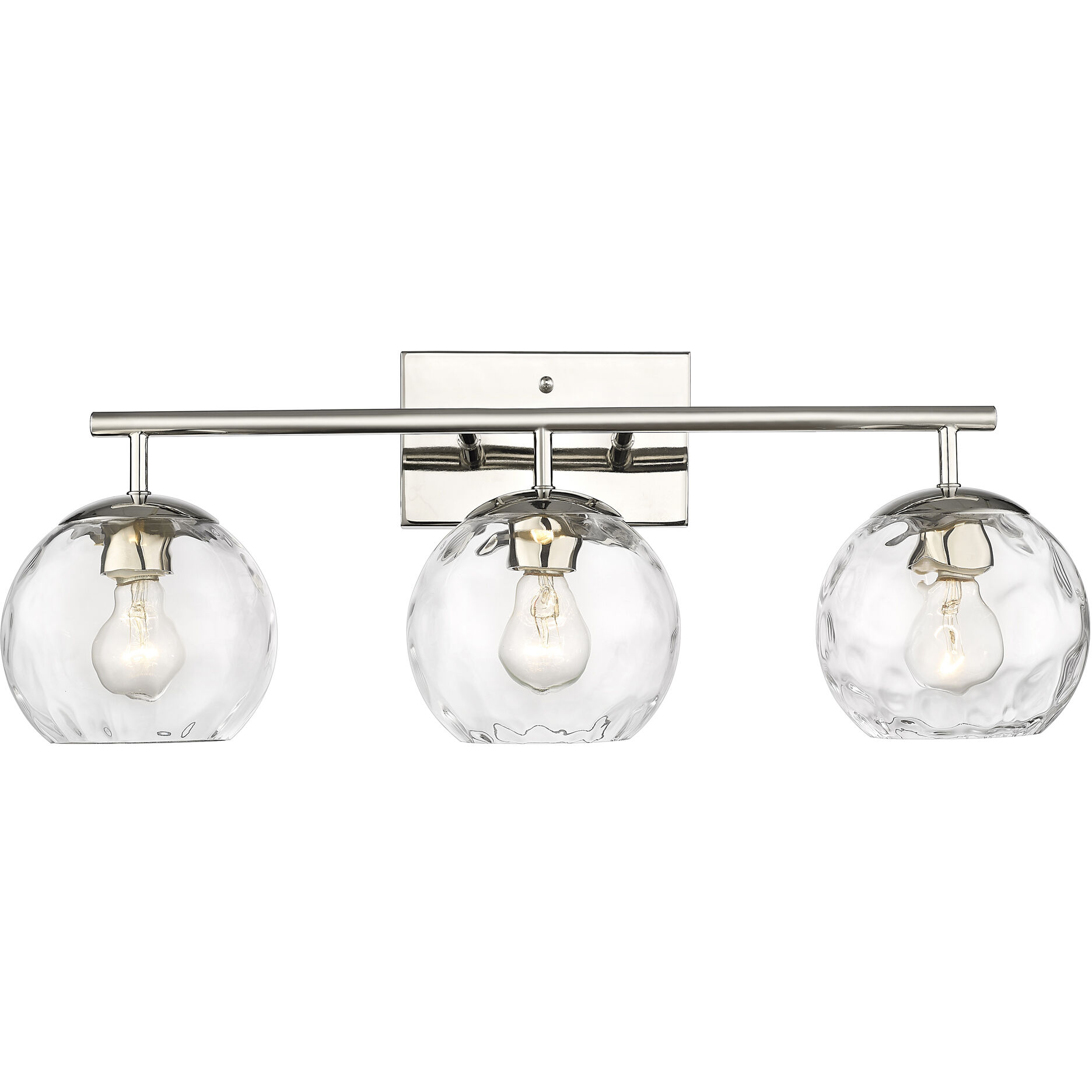 Mackenzie 3 Light 26 inch Polished Nickel Vanity Light Wall Light