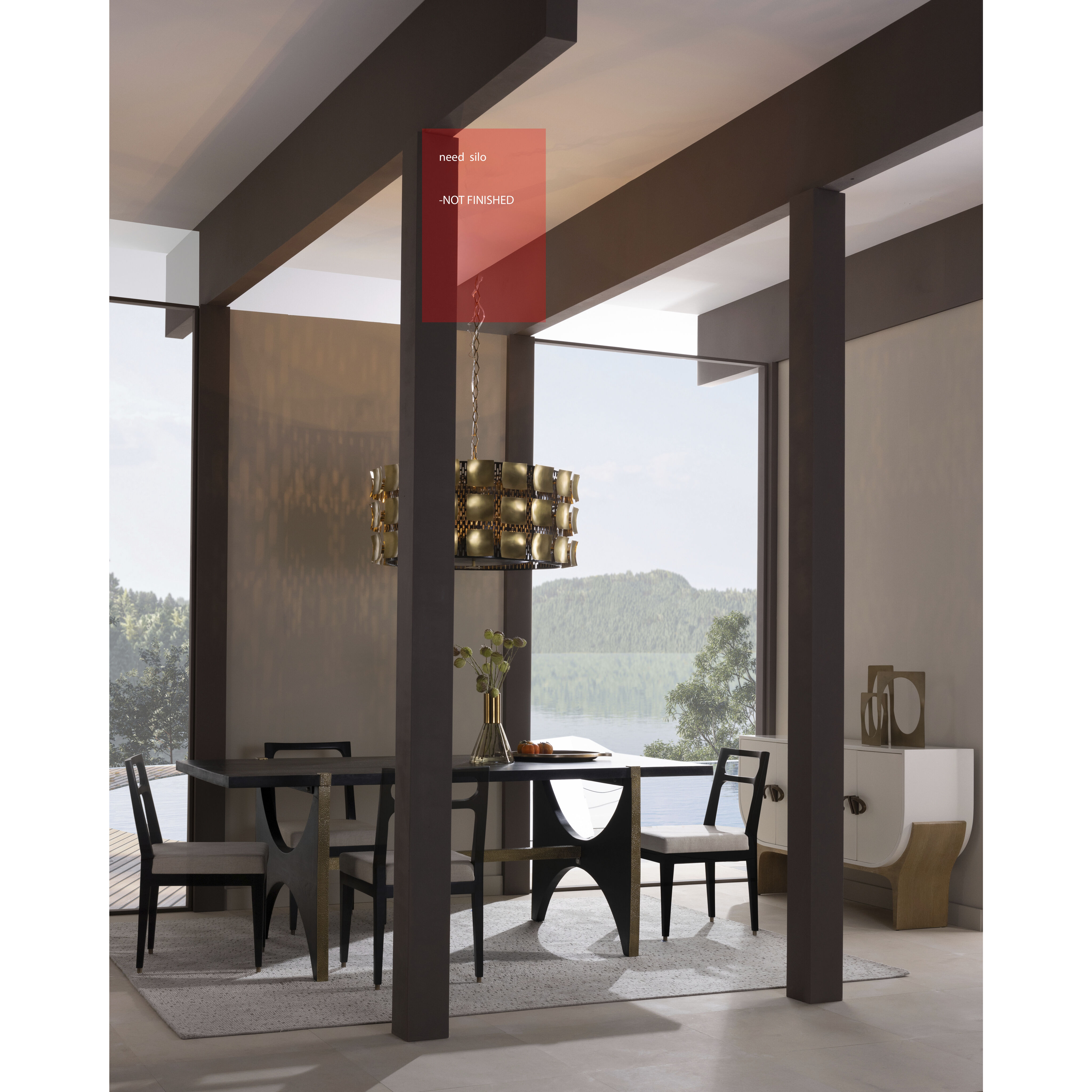 Wells 6 Light 35.5 inch Antique Brass Chandelier Ceiling Light