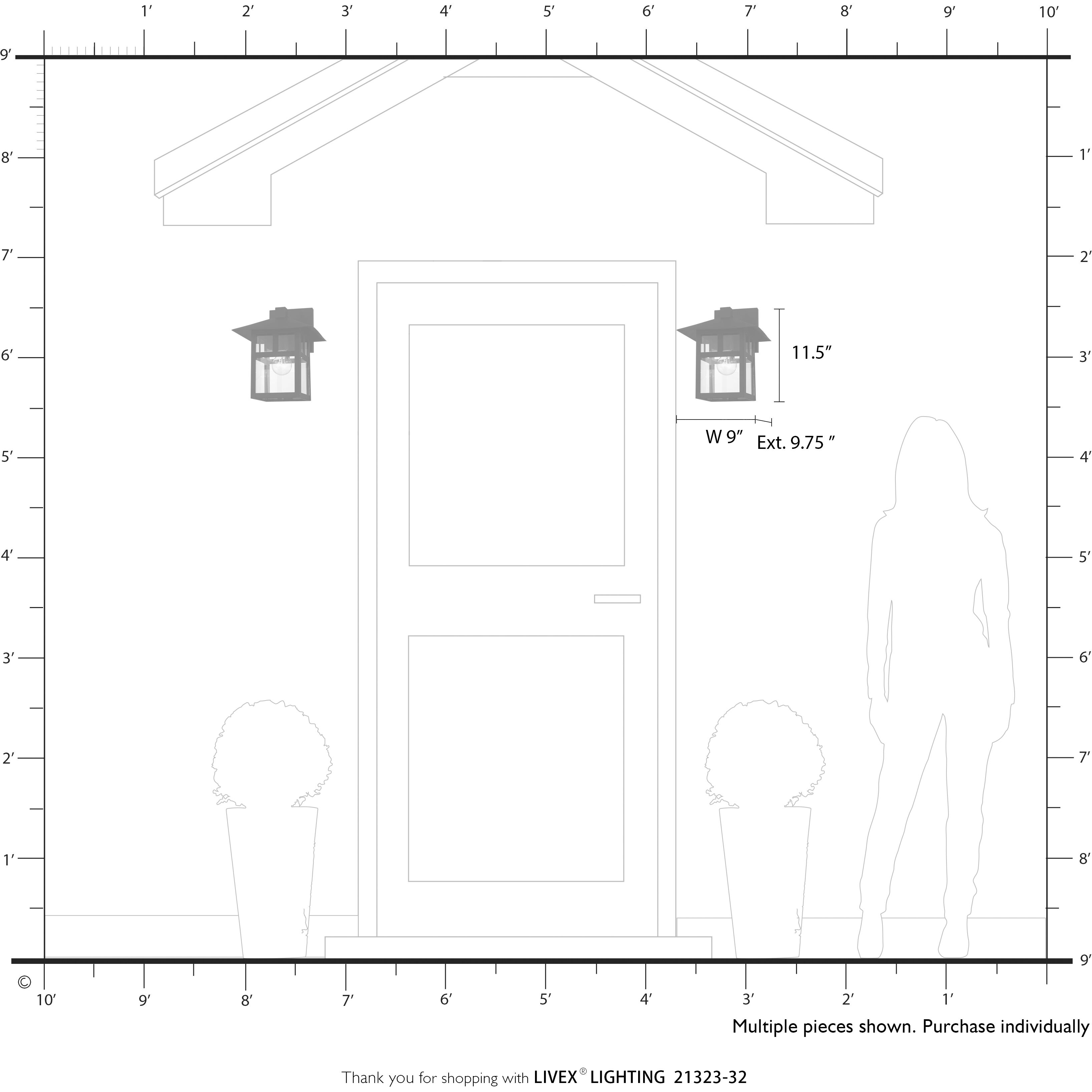 Crestlake 1 Light 11.5 inch Satin Gold Outdoor Wall Lantern