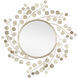 Lunaria 37.5 X 37.5 inch Contemporary Silver Leaf Mirror