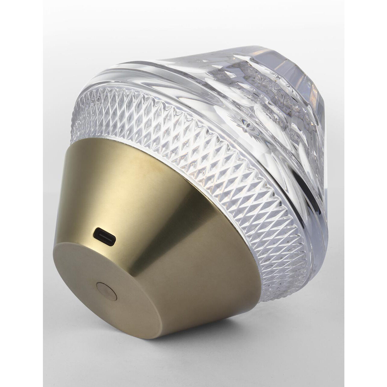 Waterford Copper Coast 5 inch 1.00 watt Natural Brass Rechargeable Accent Lamp Portable Light