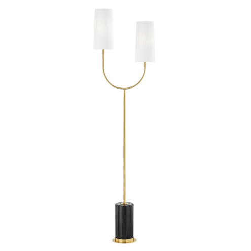 Vesper 67 inch 40.00 watt Aged Brass Floor Lamp Portable Light