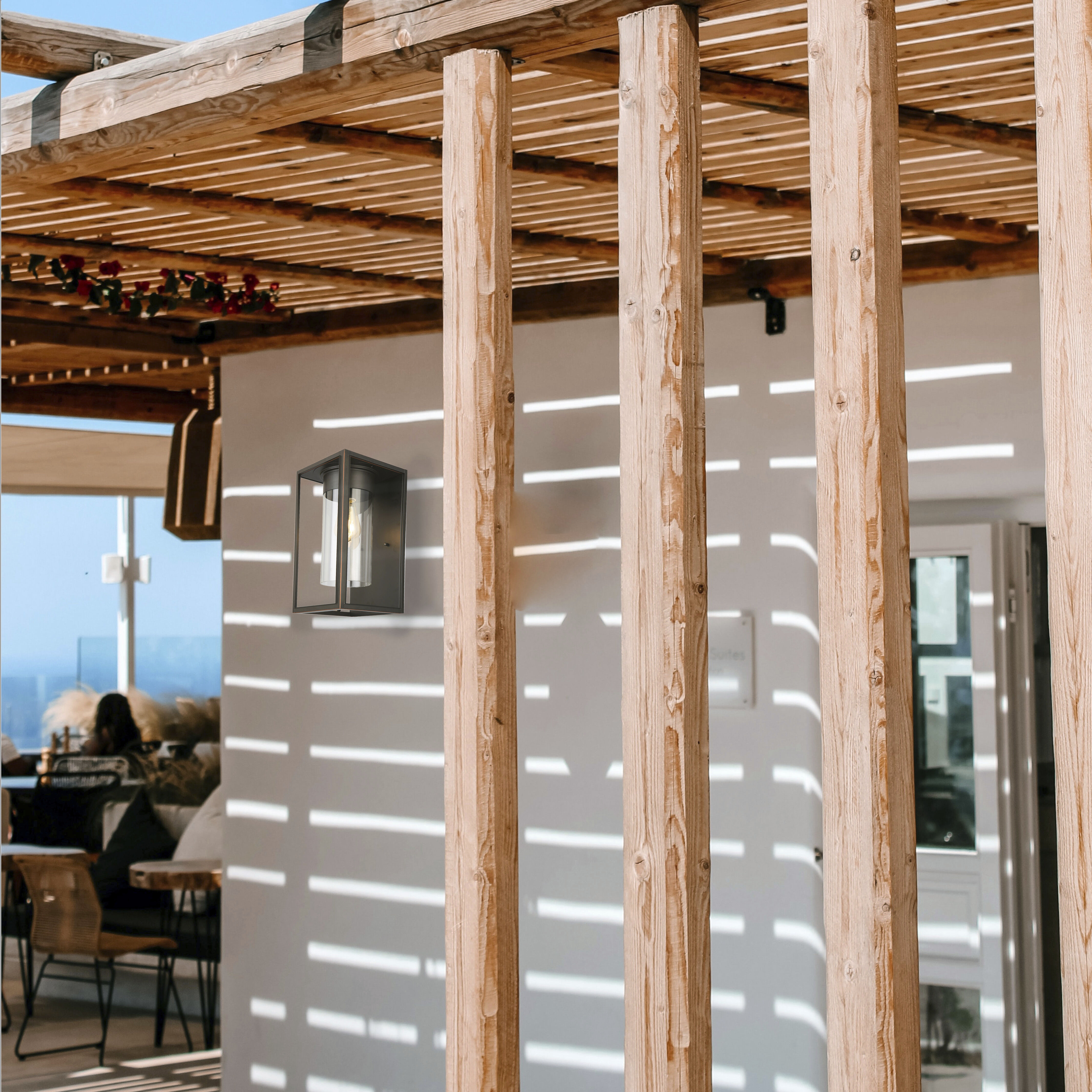 Walker Hill 1 Light 15 inch Oil Rubbed Bronze Outdoor Wall Light