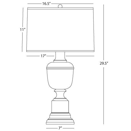 Annika 29.5 inch 150 watt Red Table Lamp Portable Light in Red With Matte Gold