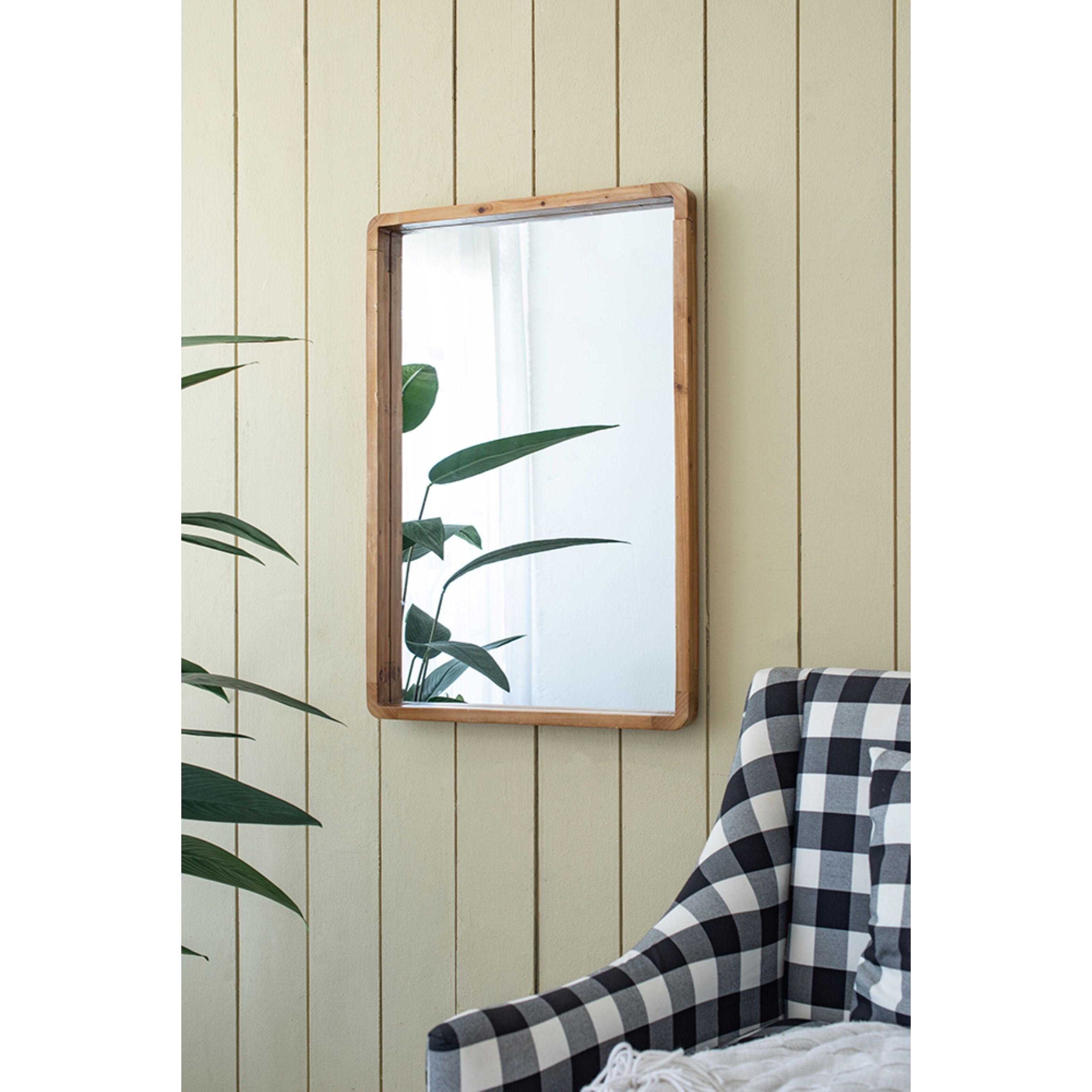 Charleston 35.4 X 23.6 inch Brown Wall Mirror