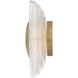 Haven LED 11 inch Heritage Brass ADA Sconce Wall Light
