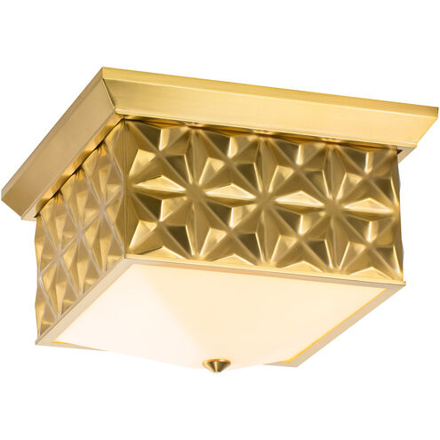 Alpha 4 Light AGB Bath/Flush Mounts Ceiling Light in Antique Brass