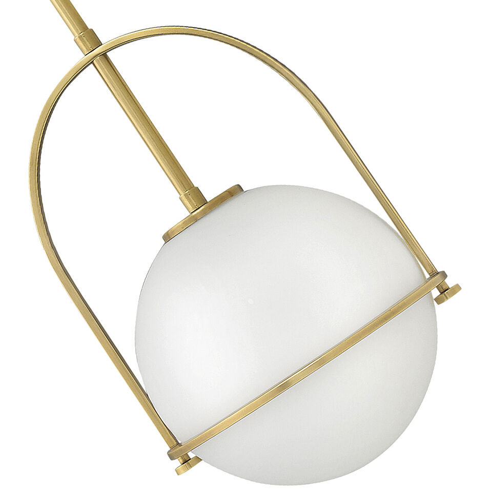 Somerset 1 Light 11.5 inch Heritage Brass Indoor Pendant Ceiling Light