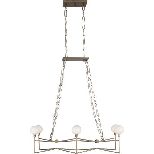 Bodie LED 37 inch Havana Gold Linear Pendant Ceiling Light in 6