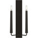 Ellen DeGeneres Lois 2 Light 8 inch Aged Iron Double Sconce Wall Light