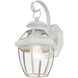 Monterey 1 Light 13 inch White Outdoor Wall Lantern