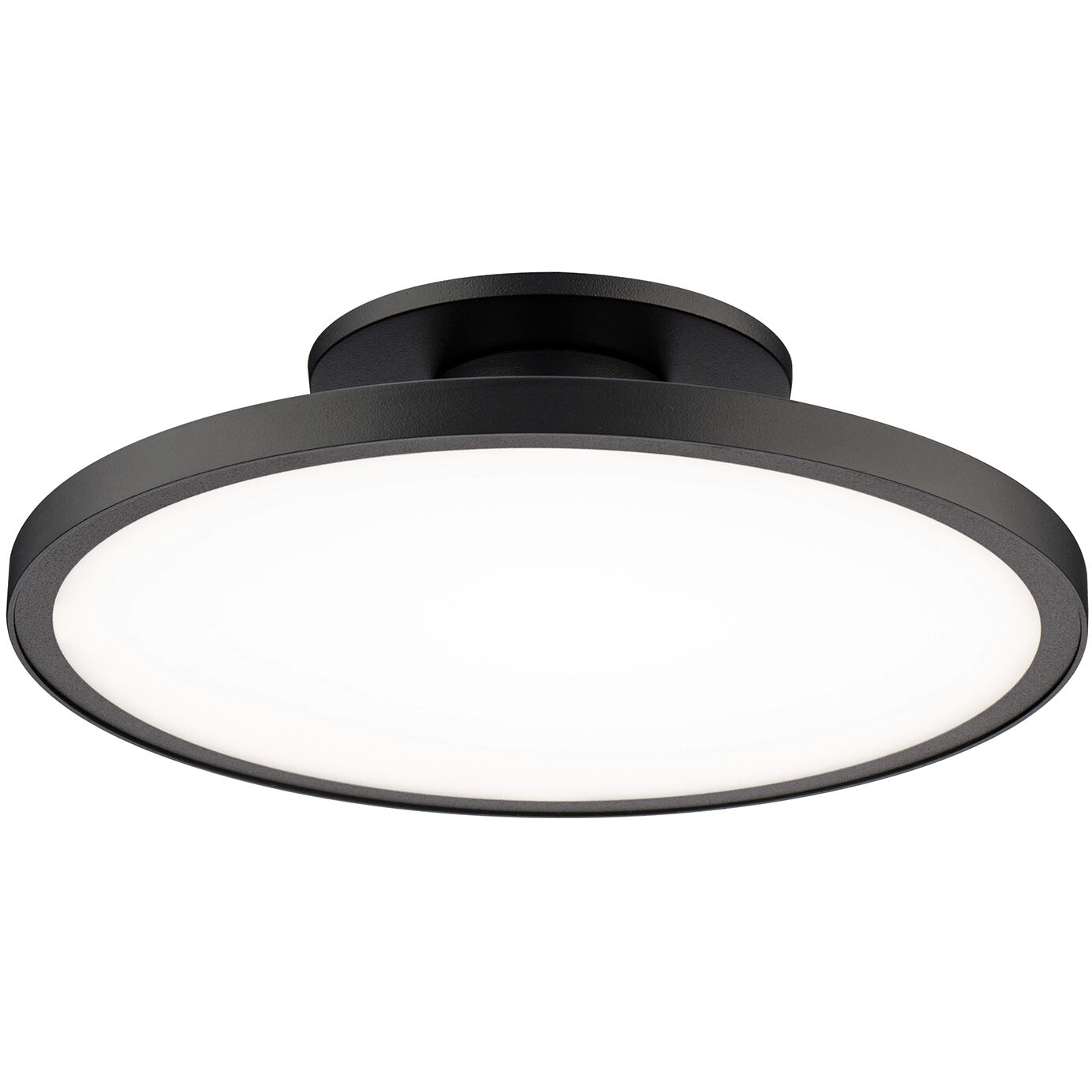 Twist-N-Lite LED 11 inch Black Semi-Flush Mount Ceiling Light, WAC Limited