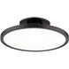 Twist-N-Lite LED 11 inch Black Semi-Flush Mount Ceiling Light, WAC Limited
