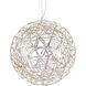 Canada LED 25.6 inch Chrome Chandelier Ceiling Light