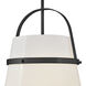 Tori 1 Light 14 inch Black Pendant Ceiling Light