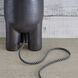 Kelly Wearstler Chalon 30 inch 15 watt Stained Black Metallic Table Lamp Portable Light, Large