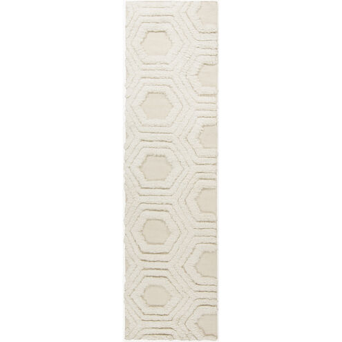 Kabru 96 X 30 inch Cream Rug