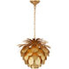 Chapman & Myers Cynara 1 Light 16.75 inch Gild Chandelier Ceiling Light, Small