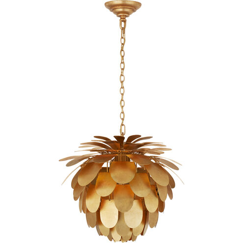 Chapman & Myers Cynara 1 Light 16.75 inch Gild Chandelier Ceiling Light, Small