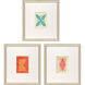 Happy Dance II Teal and Green and Pink and Beige Framed Art, Propac