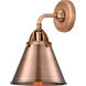 Nouveau 2 Appalachian LED 8 inch Antique Copper Sconce Wall Light