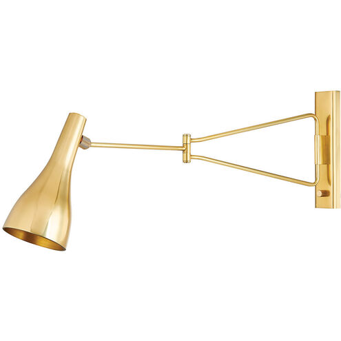Northford 1 Light 5 inch Aged Brass Wall Sconce Wall Light