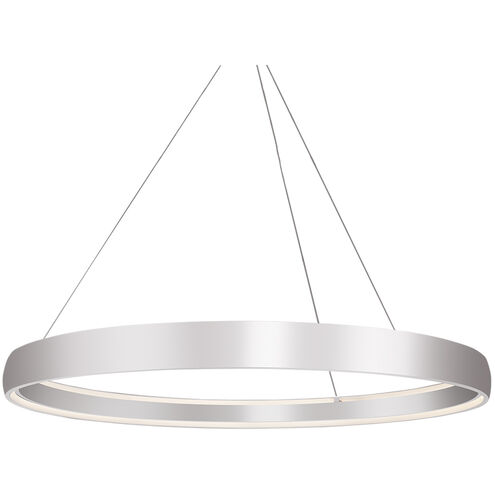 Halo LED 52 inch Brushed Silver Pendant Ceiling Light