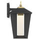 Andson LED 12.75 inch Brass-Sand Black Mix Outdoor Wall Sconce