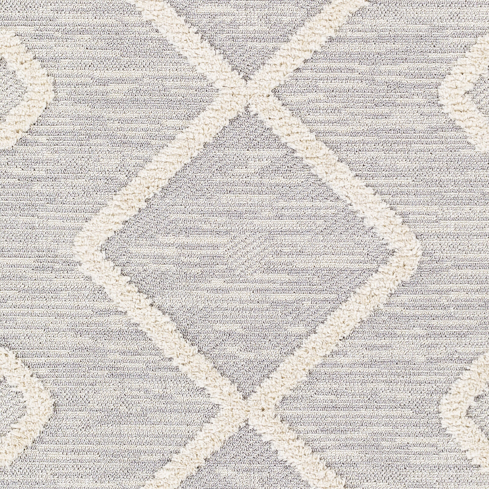 Azilal 87 X 31 inch Light Grey Rug, Runner