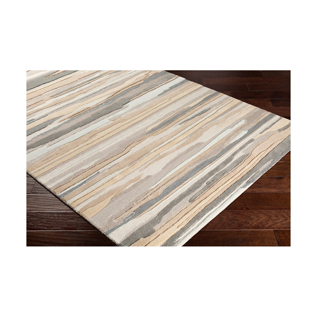 Vernier 120 X 96 inch Beige/Taupe/Medium Gray/Tan/Khaki Rugs, Rectangle