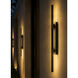 Mono 1 Light 50 inch Black Outdoor Wall Sconce