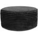 Shar Pei Universal 18 inch Black Ottoman