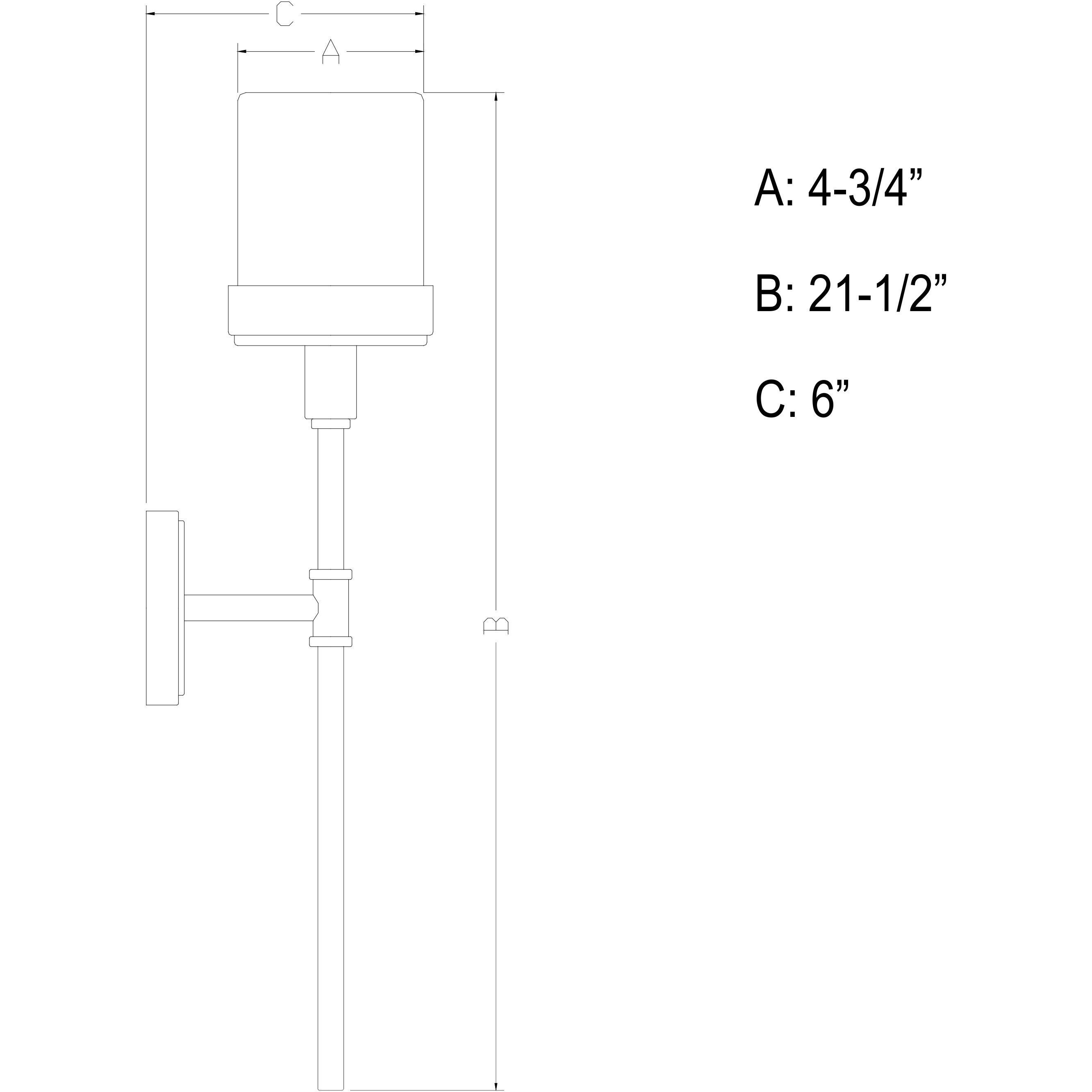 Levanto LED 21.5 inch Painted Satin Nickel Outdoor Wall