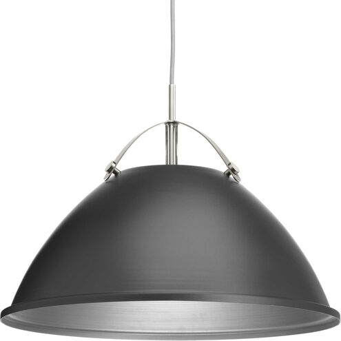Tre 1 Light Graphite Pendant Ceiling Light, Large