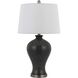 Megara 27 inch 100 watt Marble Table Lamp Portable Light, Pair