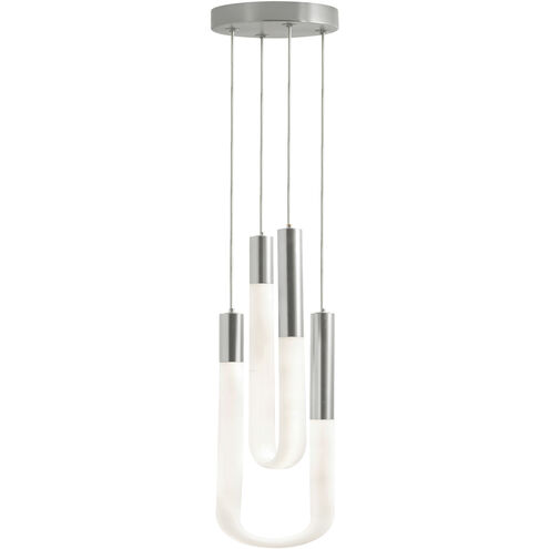 Adel LED 4 inch Satin Nickel Pendant Ceiling Light