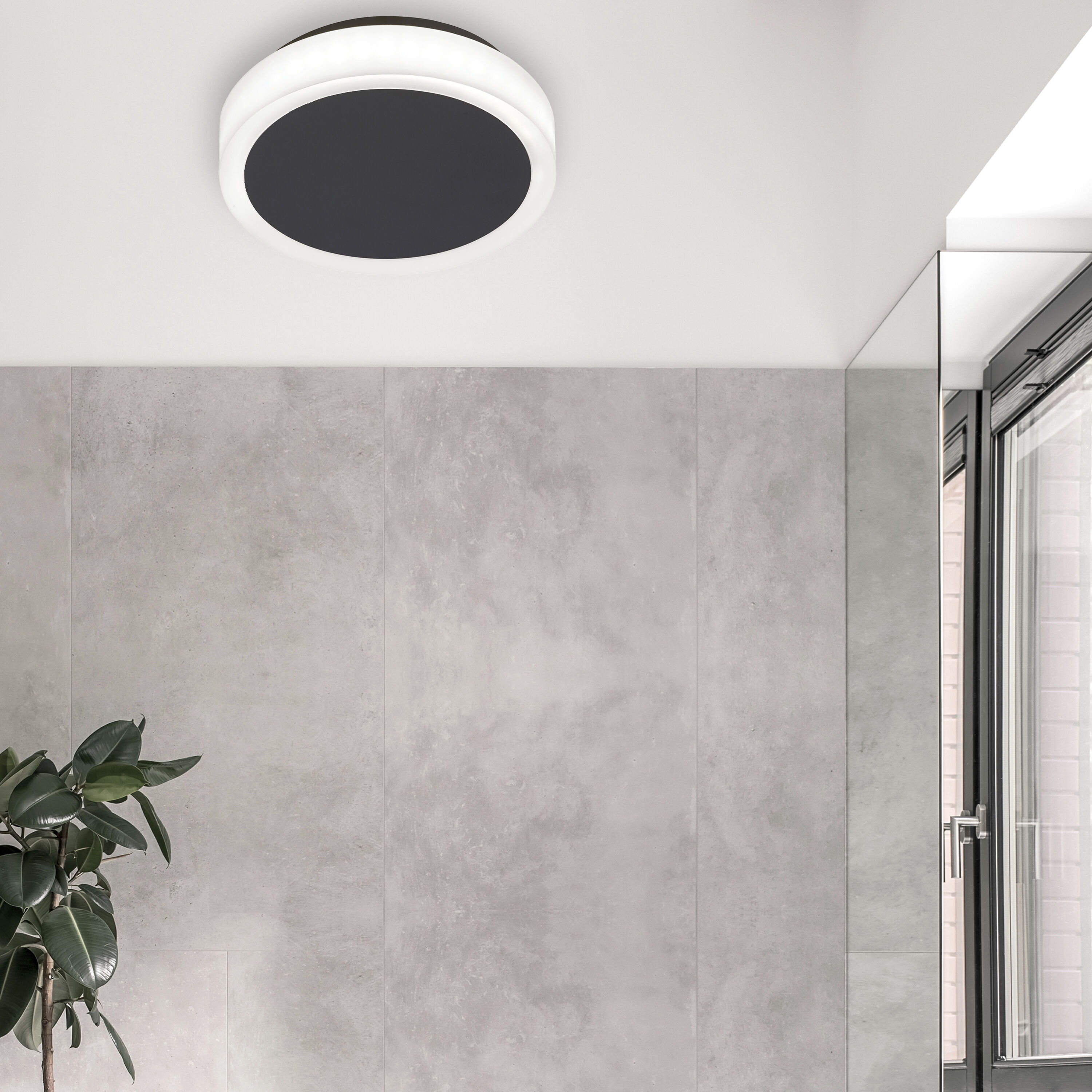 Topaz LED 6 inch Matte Black Decorative Wall Sconce Wall Light