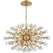 Vera 24 Light 23 inch Gold Pendant Ceiling Light