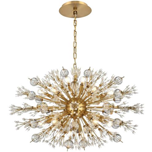 Vera 24 Light 23 inch Gold Pendant Ceiling Light
